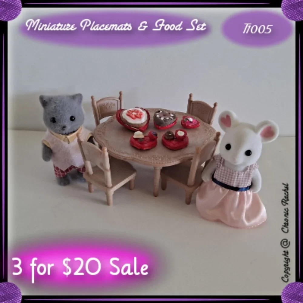 10-Piece Red Valentine's Heart Placemats/Plates